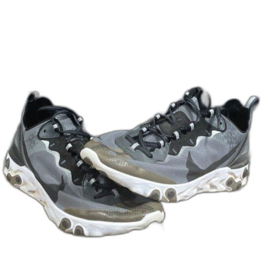 Nike React Element 87 Grey Running Sneakers Men's Size 9.5